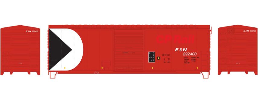 Athearn 67480  HO 40' Modernized Box, E&N ex CP #292400