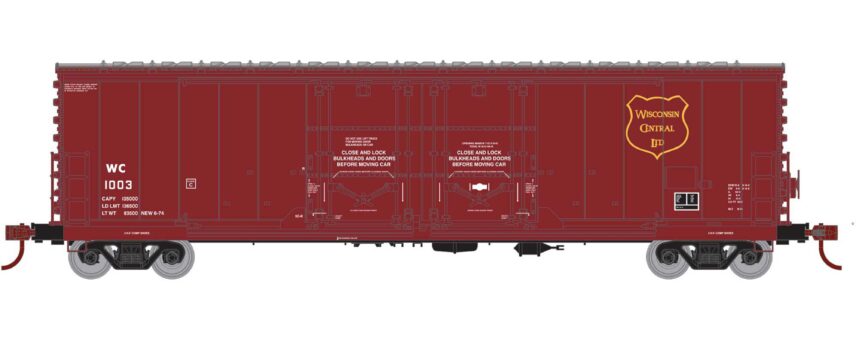 Athearn 67734   50’ Evans Double Plug Door Box Car, WC #1029
