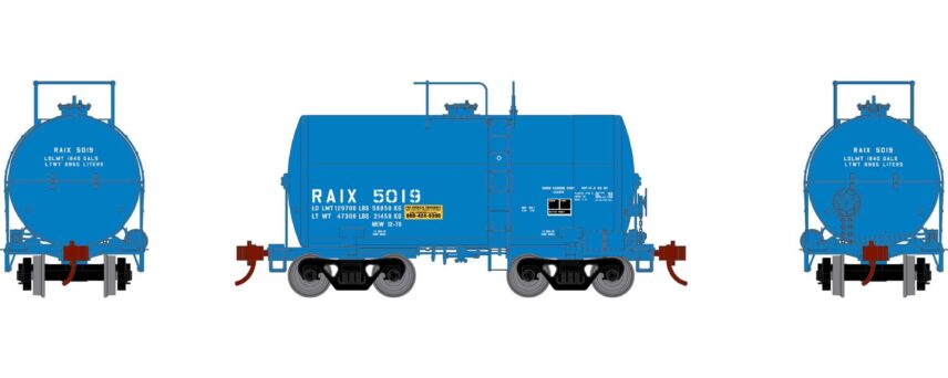 Athearn 97015   30’ NACC 8K Tank Car, RAIX #5033