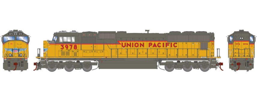 Athearn Genesis 70626  Diesel Locomotive SD70M, UP (Ex-SP) (DCC/Sound) #3978