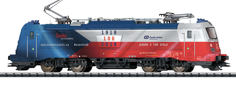 Trix 22454  Diesel Locomotive class 380, ČD (DCC/Sound)