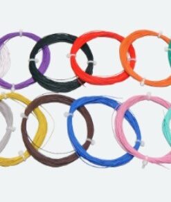 ESU 51940  Highly flexible cable, diameter 0.5mm, AWG36, 10m coil, color white