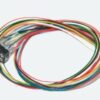 ESU 51950  Cable harness with 8-pin plug acc. to NEM652, DCC cable coloured, 30cm