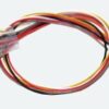 ESU 51951  Cable harness with 6-pin socket according to NEM 651, DCC cable colours, 300mm length