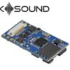 ESU 58818  LokSound 5 micro DCC/MM/SX/M4 "blank decoder", Next18, with Speaker 11x15mm