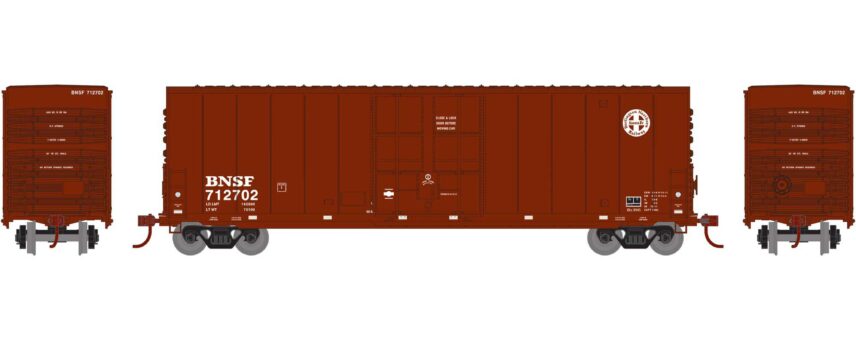 Athearn 1413  50' HC Plug Door Box, BNSF/Round Logo