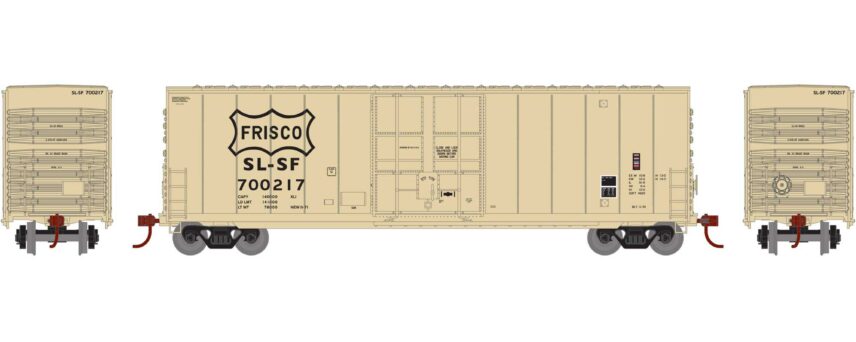 Athearn 1420  50' HC Plug Door Box, Frisco