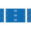 Athearn 17436  N 40' Corrugated HC Container, Cosco  (3 Pack)