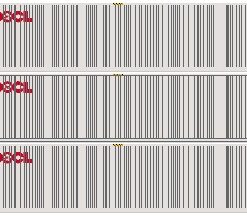 Athearn 17640  40' High-Cube Container, OOCL  (3 Pack)