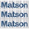 Athearn 17639  40' High-Cube Container, Matson  (3 Pack)