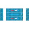 Athearn 17644  N 40' High-Cube Container, SM Line  (3 Pack)