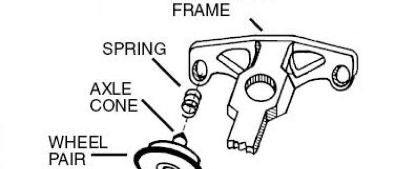 Micro Trains 00112002 (1953)   N-2 Truck Restraining Springs (12 ea)