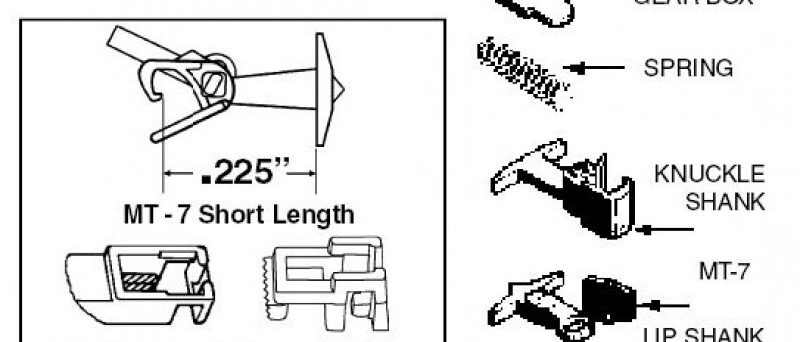 Micro Trains 00130012 (1128)    Short Universal Coupler (2 pr)