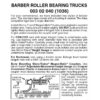Micro Trains 00302040 (1036)   N Barber Roller Bearing w/o couplers (1 pr)