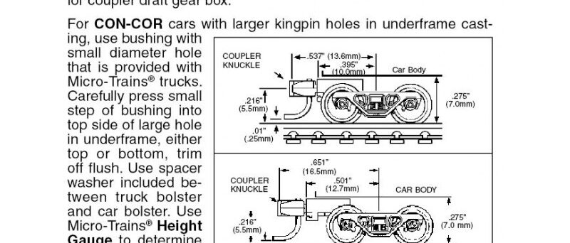 Micro Trains 00311002 (1030-S)   N Roller Bearing Trucks sampler pack (3 Pr)