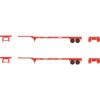 Athearn 26632   45' Container Chassis, K-Line (2 Pack)