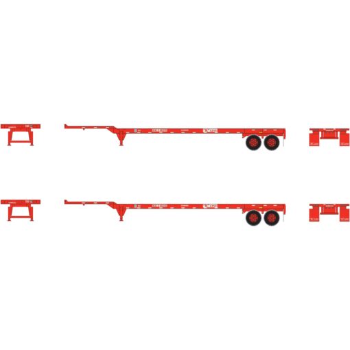 Athearn 26632   45' Container Chassis, K-Line (2 Pack)