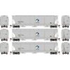 Athearn Genesis 89984  Trinity 3-Bay Hopper, ADM (3 Pack) #49003, 49158, 49181