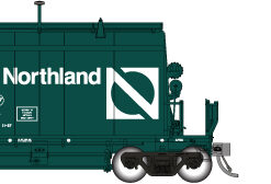 Rapido Trains 143007-6 ONR Progressive Green (Short Barrel)