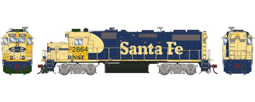 Athearn Genesis 65533  Diesel Locomotive GP39-2, BNSF #2866