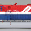 Intermountain Railway 497110S-01  Diesel Locomotive "Tier 4" GEVO, CN Heritage BC Rail #3115 (DCC/Sound)