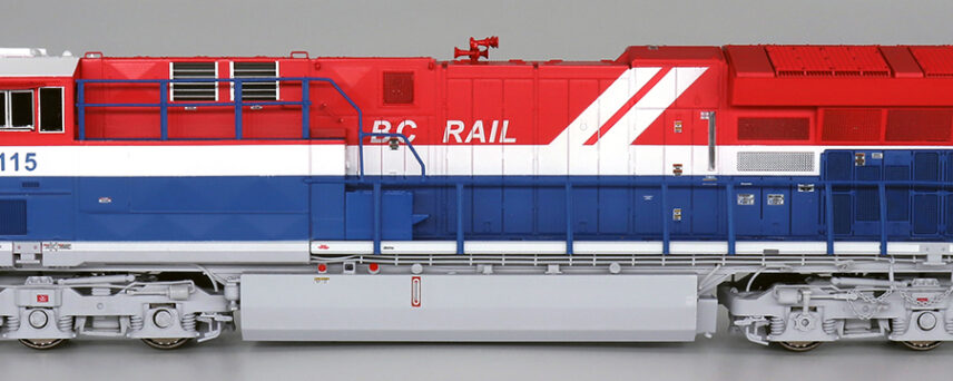 Intermountain Railway 497110S-01  Diesel Locomotive "Tier 4" GEVO, CN Heritage BC Rail #3115 (DCC/Sound)