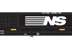 Trainworx 25213-12   Corrugated 52’6” gondola, NS