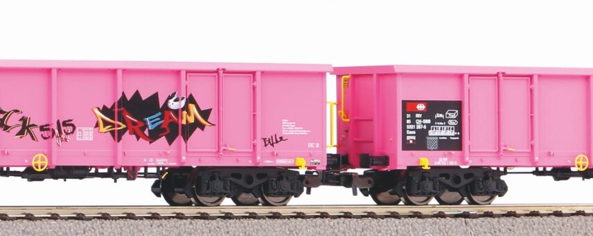 Piko 58393   Set of 2 open freight wagons, SBB