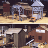 Walthers Cornerstone  3144 Sawmill Outbuildings
