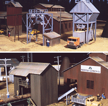 Walthers Cornerstone  3144 Sawmill Outbuildings