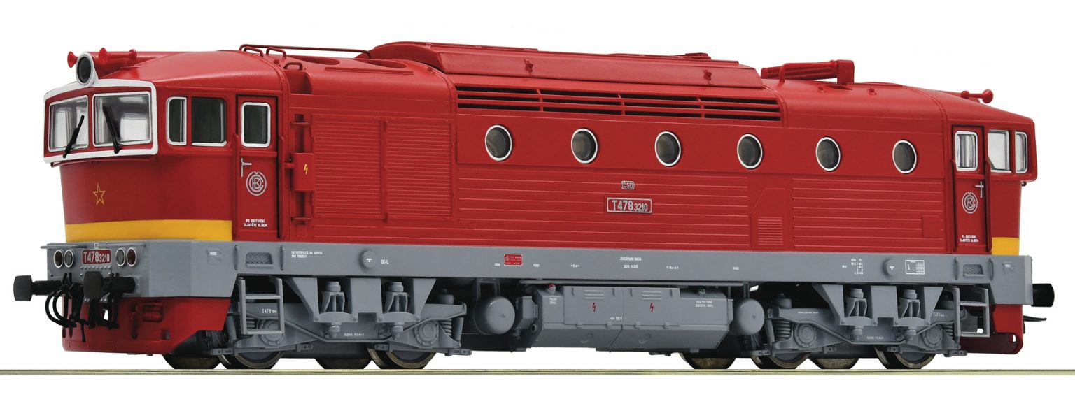 Roco 72946  Diesel locomotive class T 478.3, CSD