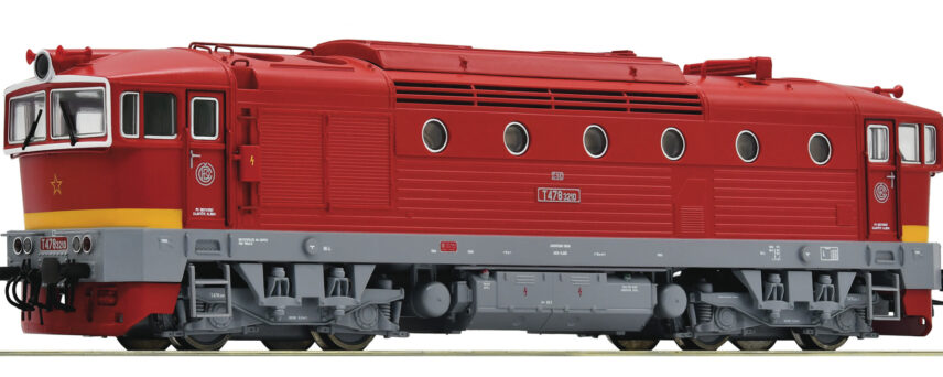 Roco 72947  Diesel locomotive class T 478.3, CSD (DCC/Sound)
