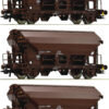 Roco 76180   3 piece set swing roof wagons, ÖBB