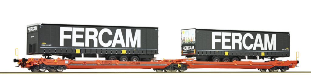 Roco 77394  Articulated double pocket wagon T3000e, Wascosa