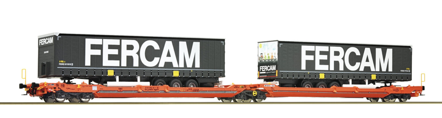 Roco 77394  Articulated double pocket wagon T3000e, Wascosa