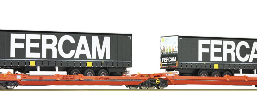 Roco 77394  Articulated double pocket wagon T3000e, Wascosa