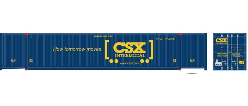 Atlas 20006659   53’ Jindo Containers, CSX (3 Pack)