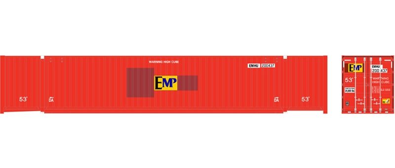 Atlas 20006663   53’ Jindo Containers, EMP (3 Pack)