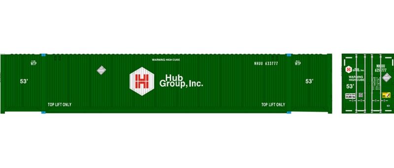 Atlas 20006673   53’ CIMC Containers, Hub Group (3 Pack)
