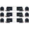 Athearn 16349   16,000-Gallon Clay Slurry Tank, UTLX (3Pack)