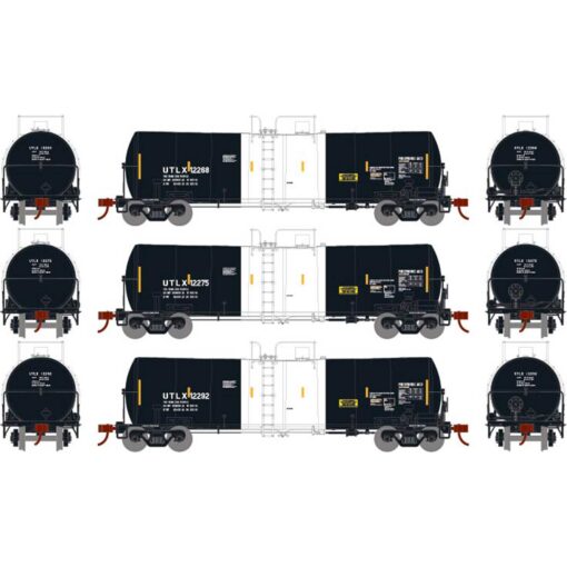 Athearn 16350   16,000-Gallon Clay Slurry Tank, UTLX (3Pack)