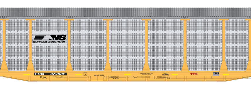 InterMountain Railway 452105-01  Bi-Level Autorack, NS #704294