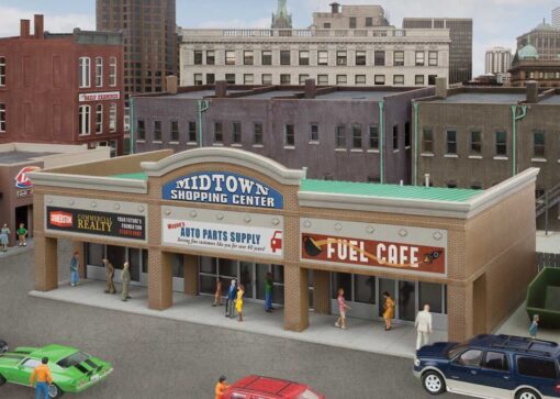 Walthers Cornerstone 4116  HO Modern Shopping Center II