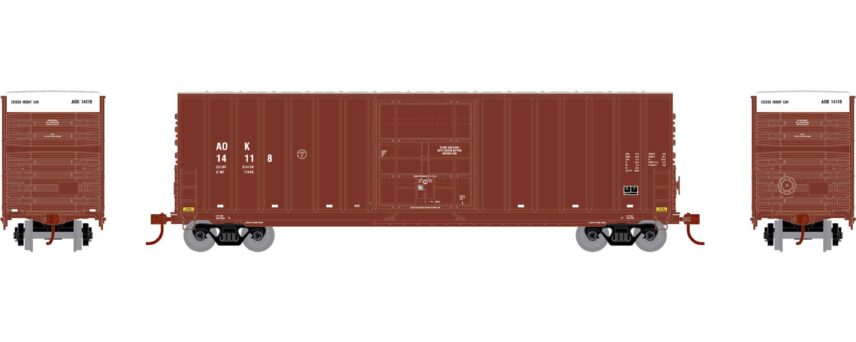Athearn 1507   50' Exterior Post High Cube Plug Box, AOK #14142