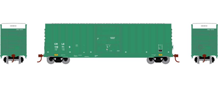 Athearn 1515   50' Ext Post High Cube Plug Box, CRLE #119719