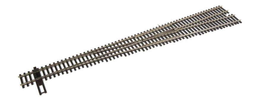 Walthers Track 83022  HO Code 83 Nickel Silver DCC Friendly Number 10 Turnout - Right Hand