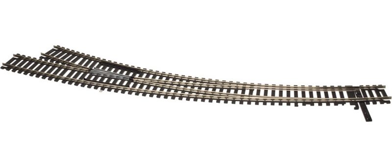 Atlas 288 HO Code 100 CUSTOMLINE® Curved Turnout Right