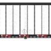 Trainworx 65351-01    53' Van Trailer, MS Carriers