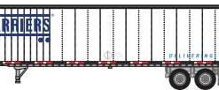 Trainworx 65351-01    53' Van Trailer, MS Carriers