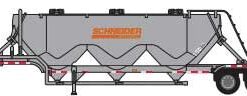 Trainworx 64264-01  Dry Bulk Pneumatic Trailer, Schneider